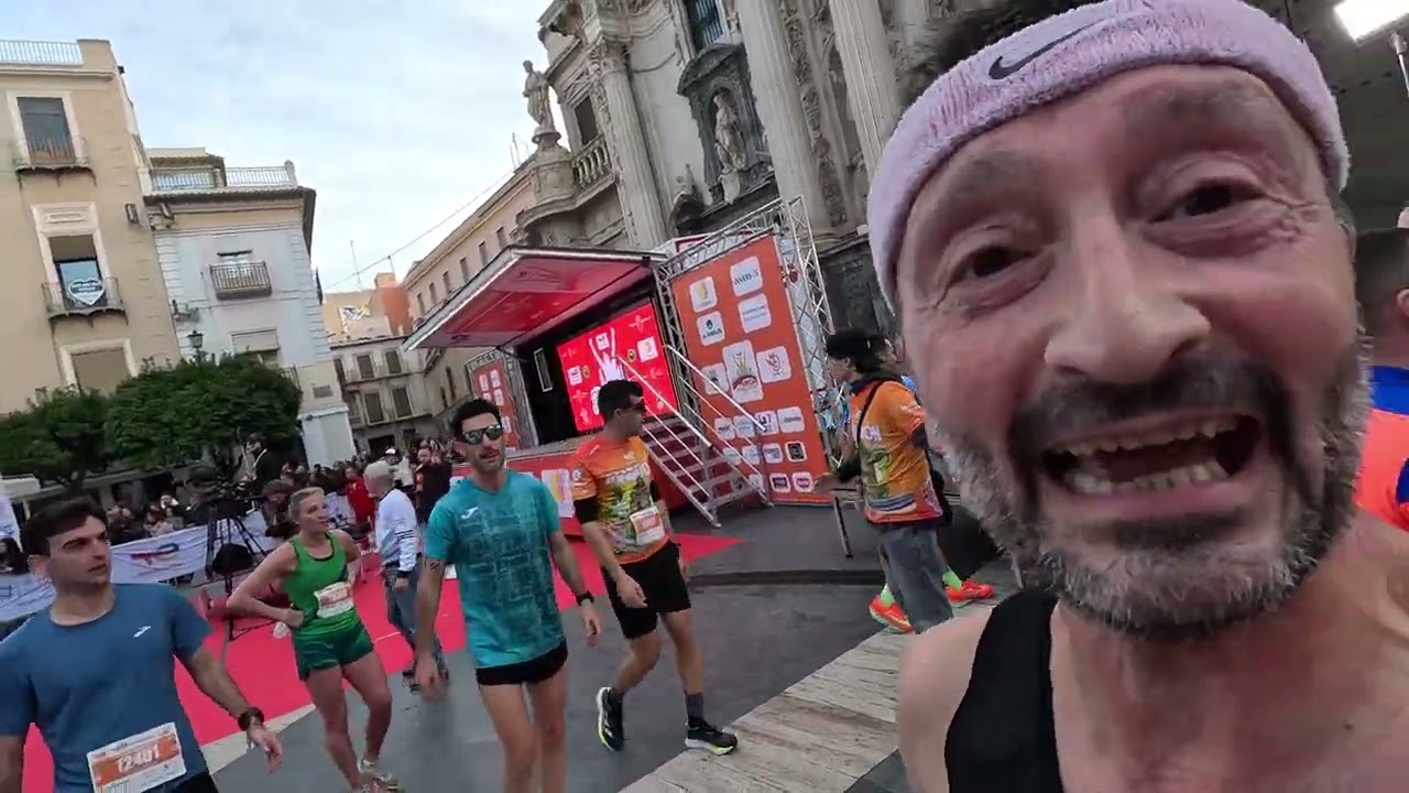 RACE DAY video Murcia Maraton Festival 10k - 21k - 42k - 1st PLACE MV60
