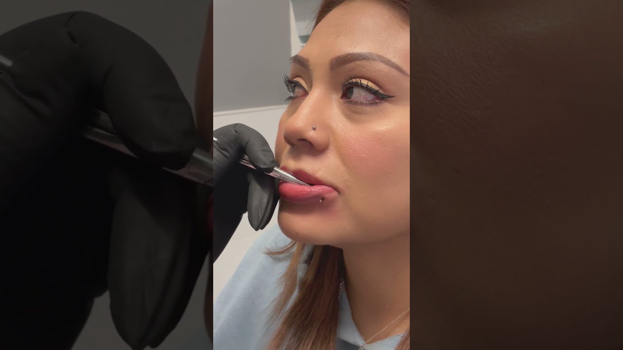 LIP PIERCING 👄 Would you do this?