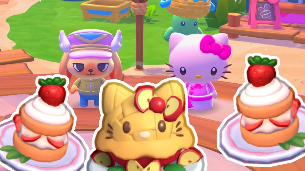 hello kitty and i make her favorite pie