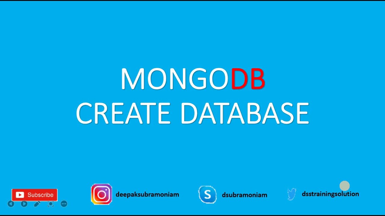 MONGODB CREATE DATABASE | TAMIL | PART-3 | DEVELOPER | BEGINNERS TUTORIALS  | 5 Minutes
