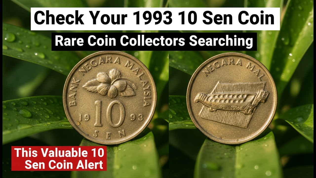 Rare 1993 Malaysian 10 Sen Coin Hidden Treasure Coin Collectors Are Searching
