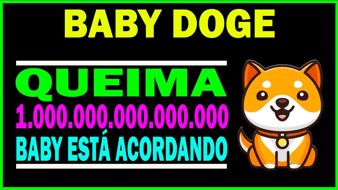 CRIPTOMOEDA: BABY DOGECOIN 1 QUATRILH&Atilde;O DE TOKENS EM QUEIMA MASSIVA E MEGHA ALTA PODE ESTAR CHEGANDO