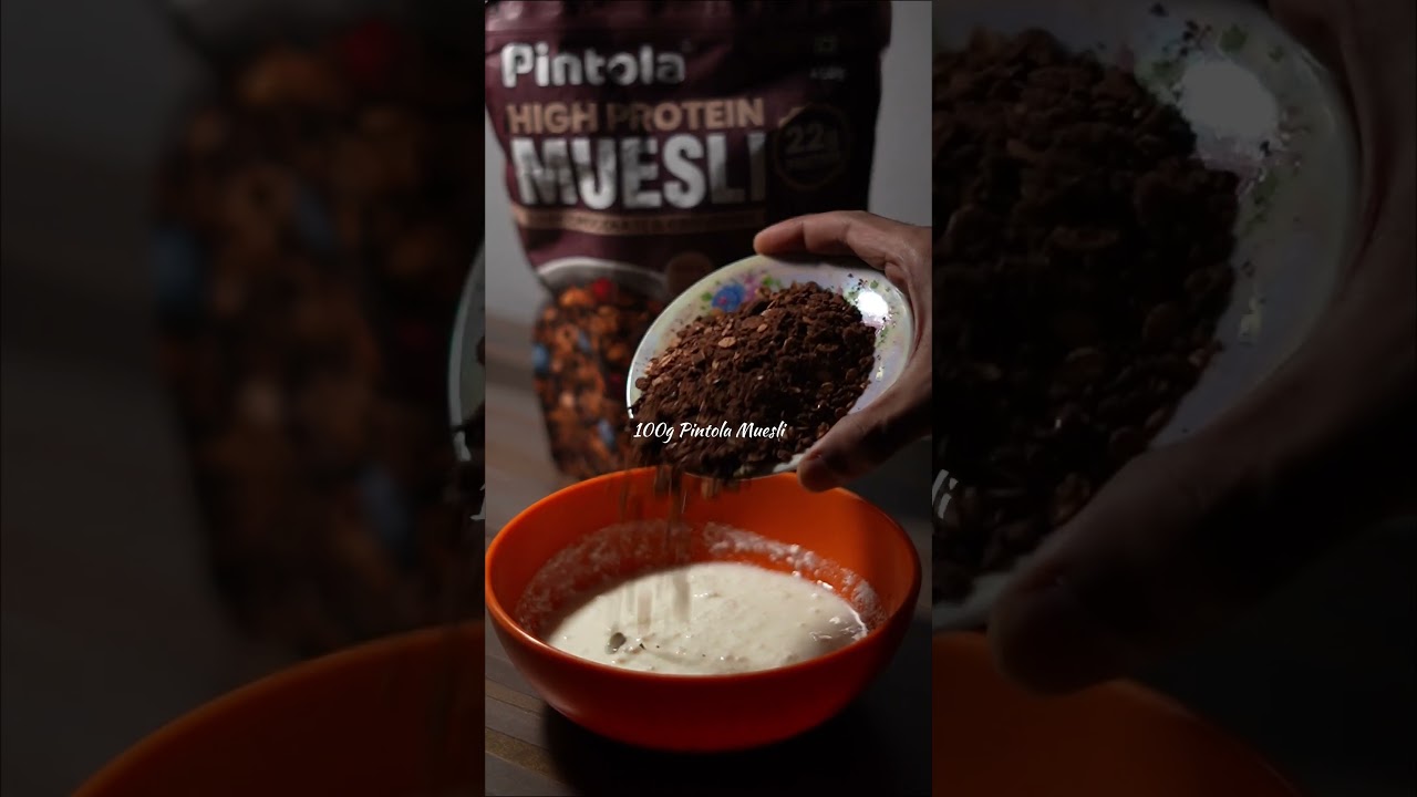 Elevate your meal with Pintola Protein Muesli, which provides 22g of protein Pintola Code: ASHISH05