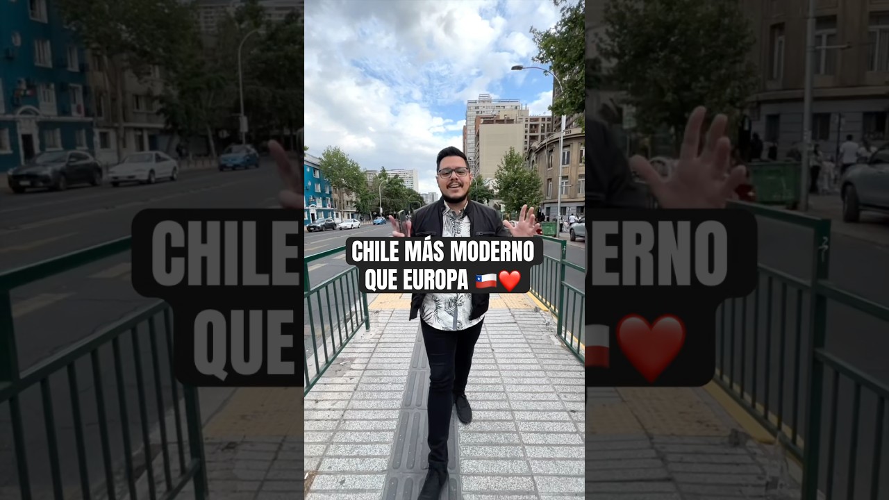 Chile M&Aacute;S MODERNO que EUROPA Santiago tiene el transporte p&uacute;blico ejemplo de Am&eacute;rica 🇨🇱 #shorts