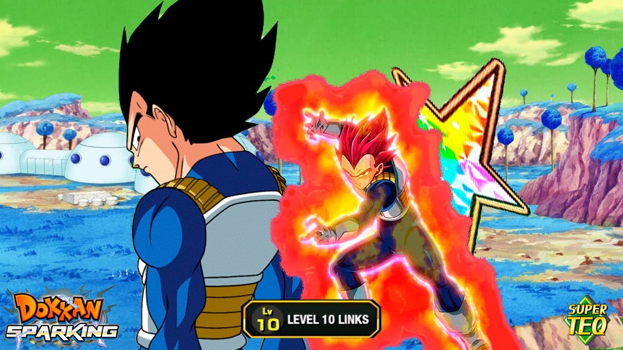 Vegeta GOD siendo GOD SHOWCASE Dokkan Sparking