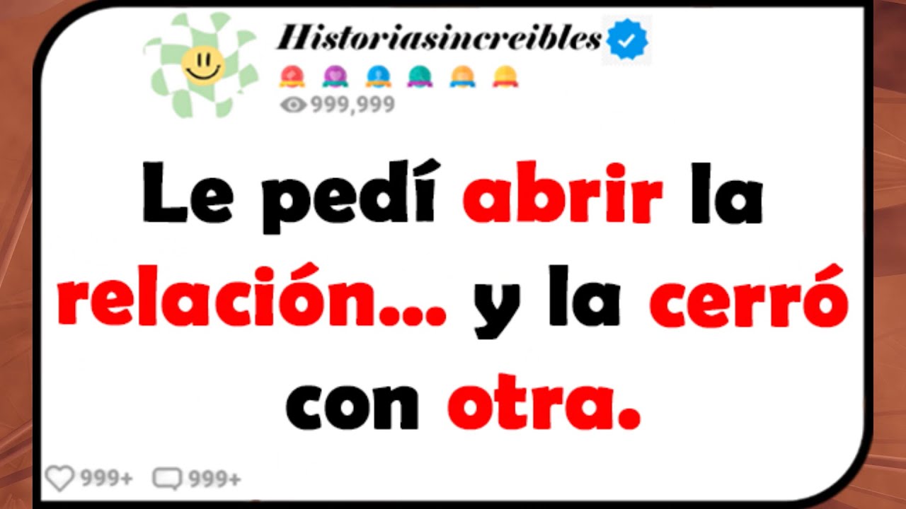 Le pedí abrir la relación... y la cerró con otra.