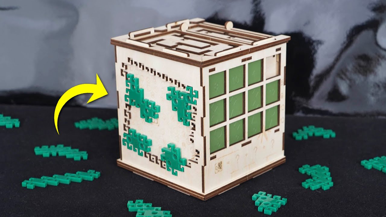SOLO SE ABRIRÁ SI RESUELVES EL PUZZLE - CAJA SECRETA MAYA