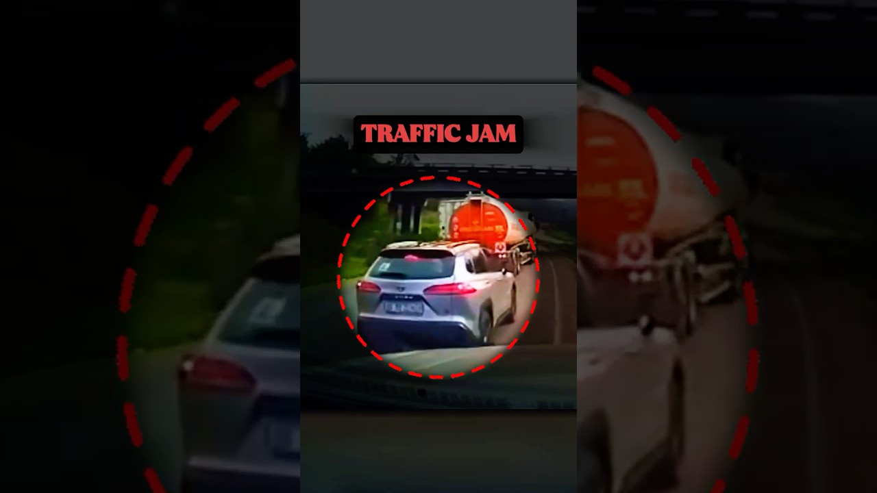Speeding Trucker Crashes Into Stopped Traffic 🤯