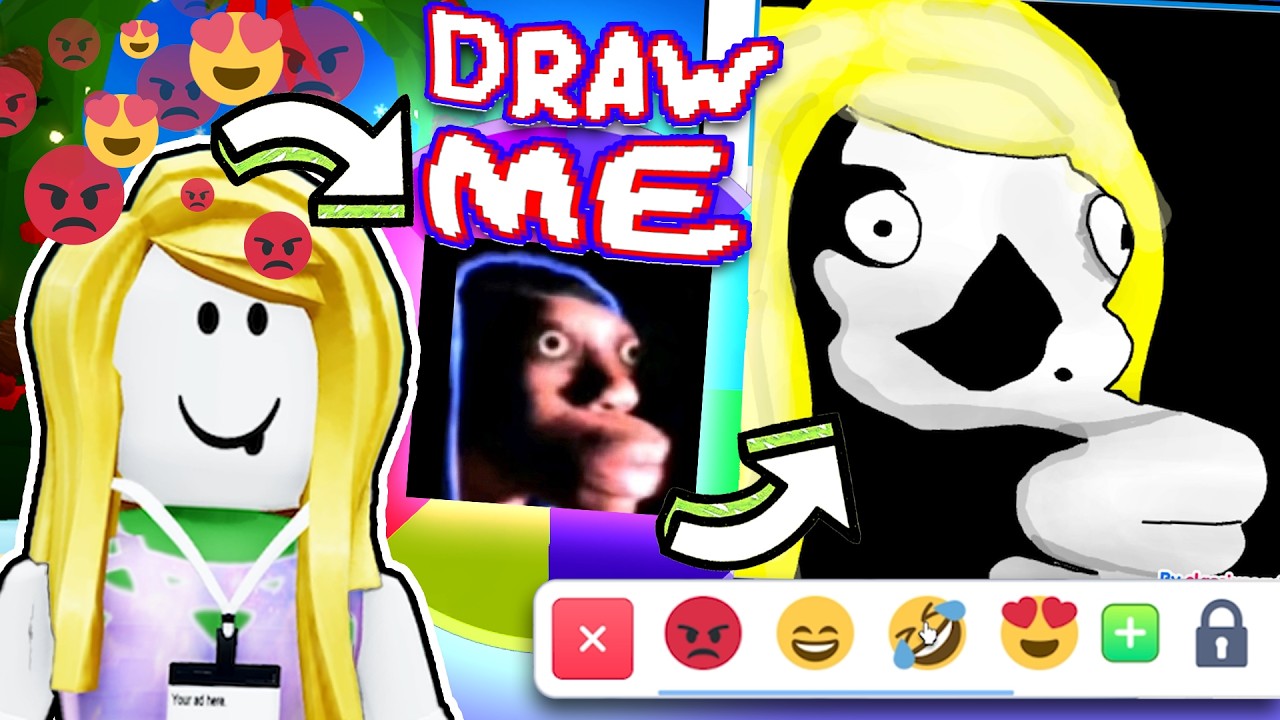 DRAW ME but the WHEEL DECIDES (what i draw) ROBLOX