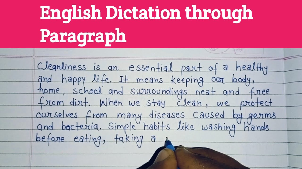 English Dictation for beginners and kids | अंग्रेजी का डिक्टेशन। अंग्रेजी के शब्दों का इमला।