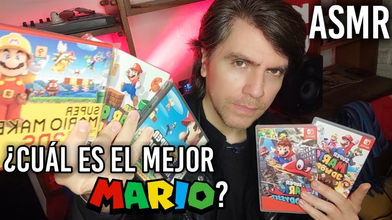 ASMR TOP 10 VIDEOJUEGOS DE SUPER MARIO BROS #asmr #asmrvideo #asmrespañol #asmrparadormir #susurros