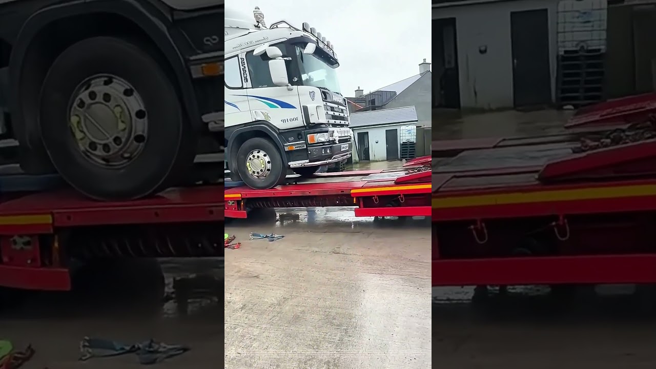 Loading a Truck onto a Flatbed: The Logistics Challenge