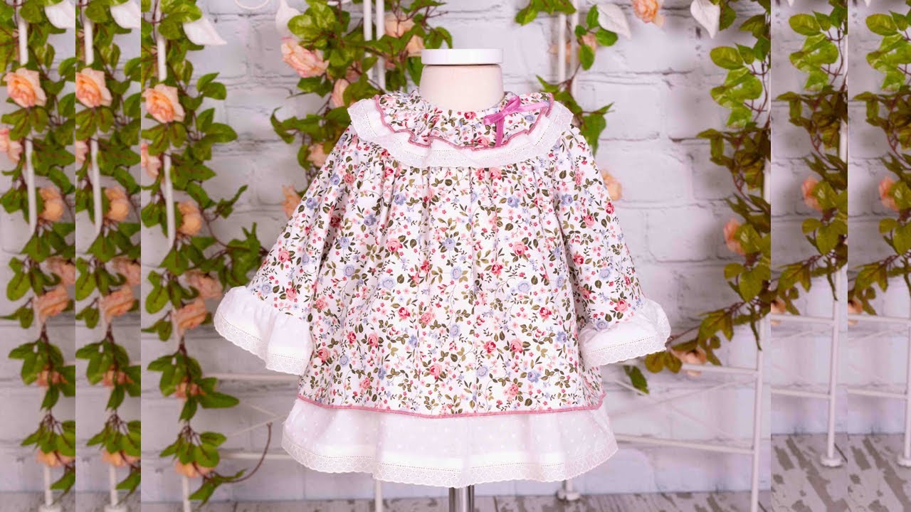 Vestido doble falda. REVISTA PATRONES INFANTILES nº 13.