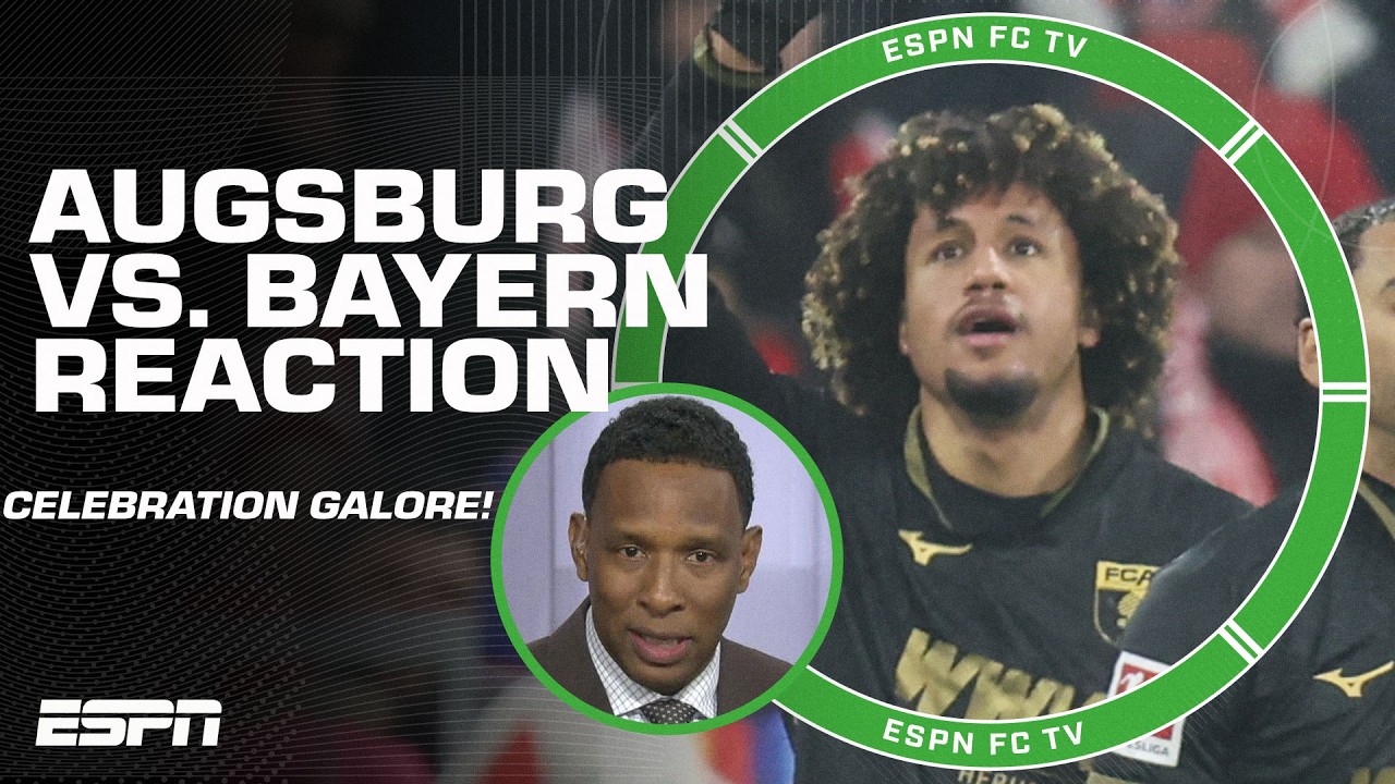 REALITY CHECK for Bayern Munich? 👀 Augsburg vs. Bayern FULL REACTION 🚨 | ESPN FC
