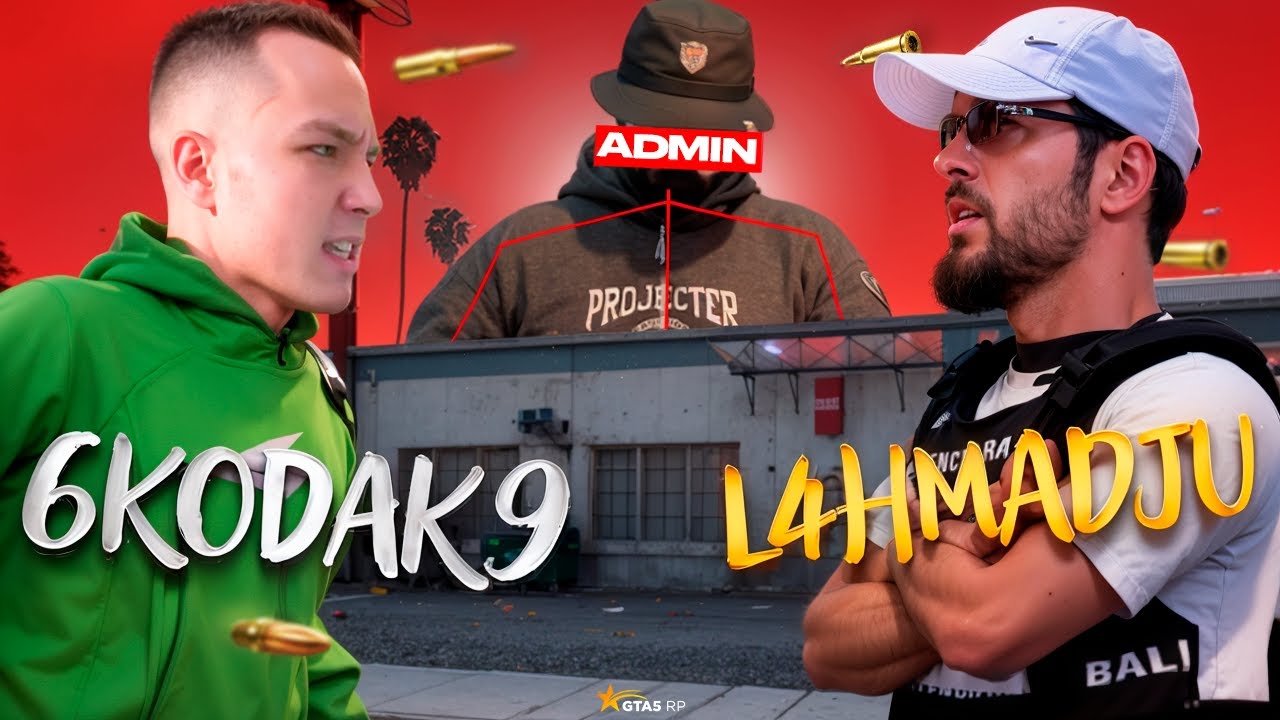 КОНФЛИКТ 6KODAK9 vs LAHMADJU НА ГТА 5 РП / GTA 5 RP