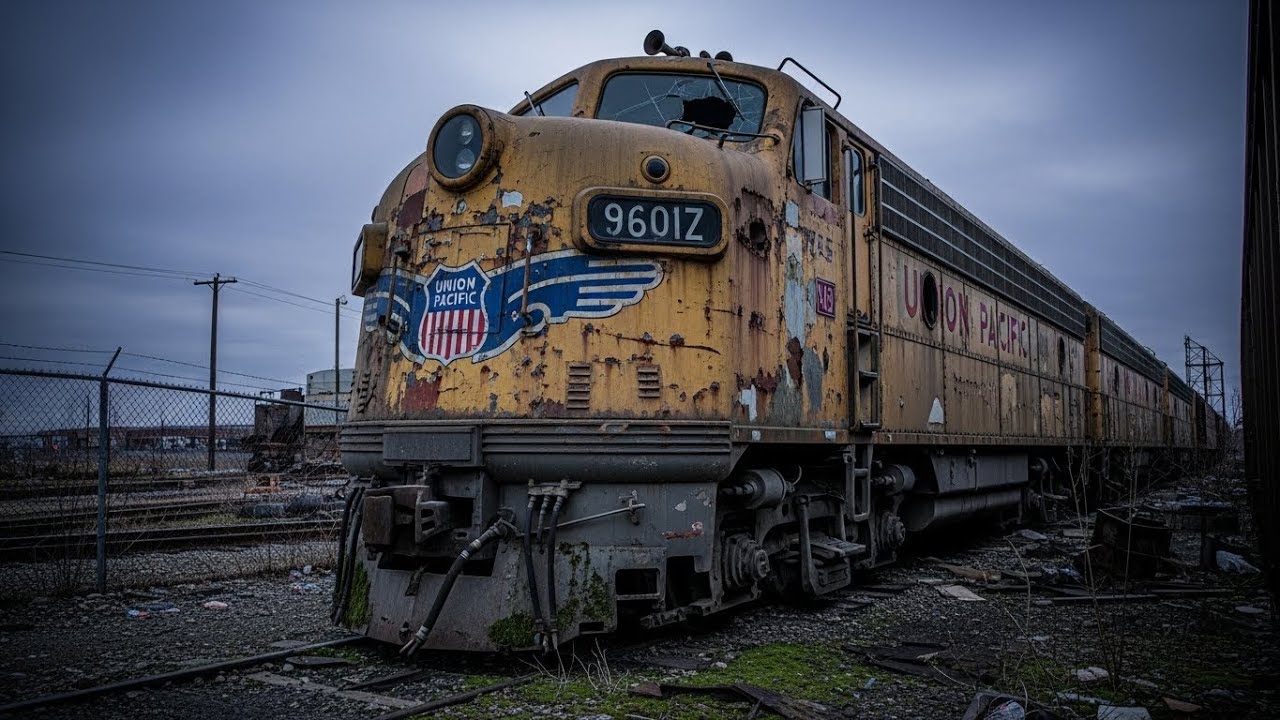 Rescuing an Abandoned EMD F7 Diesel 1949 From a forgotten Rail Yard (ASMR Restoration)