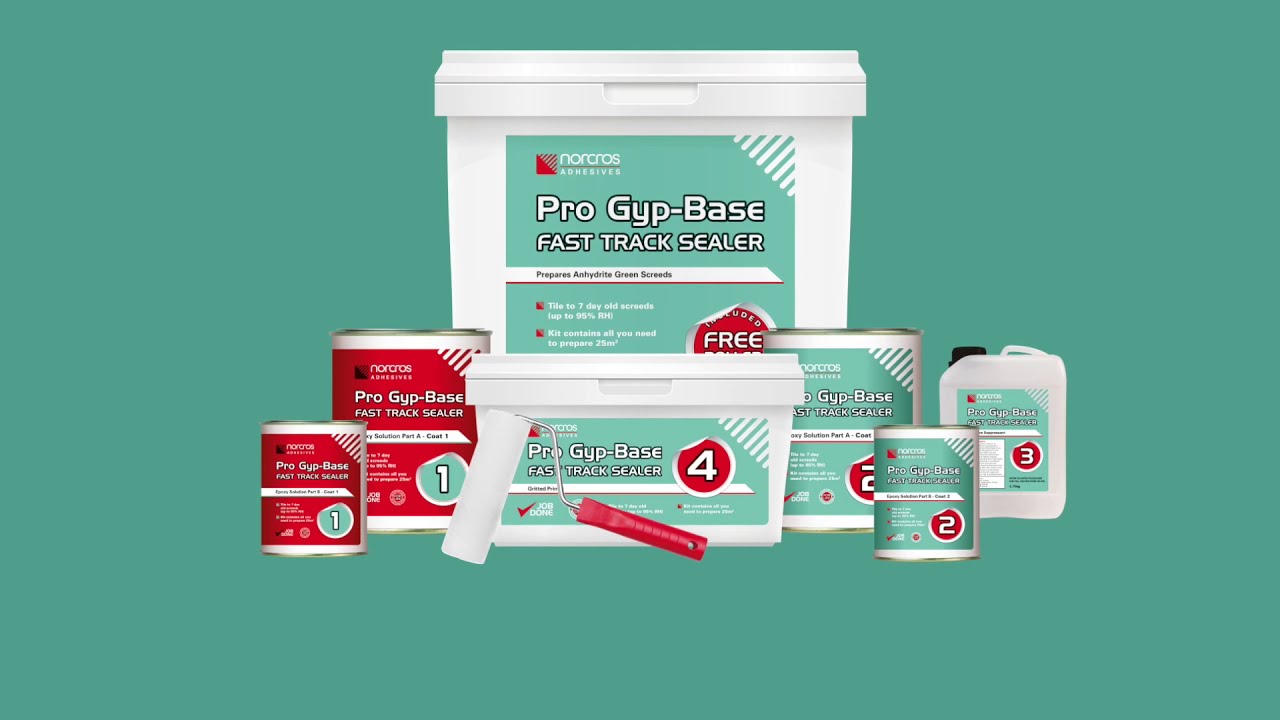 Floor Tiling to Anhydrite Screeds Using Pro Gyp-Base Fast Track Sealer
