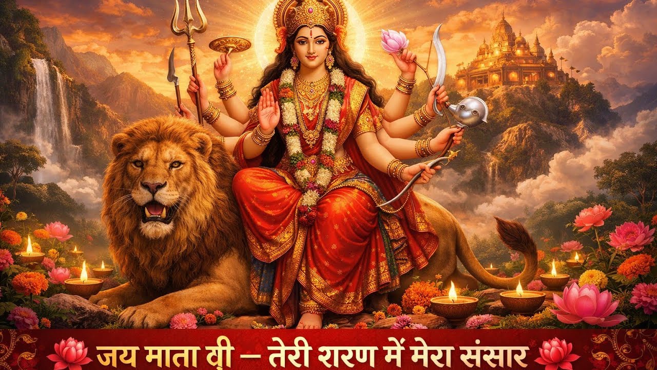 🌺 जय माता दी – तेरी शरण में मेरा संसार 🌺