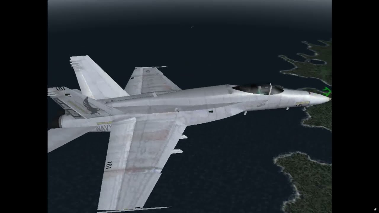 Jane's F/A-18 Simulator (Win10 with Glide)