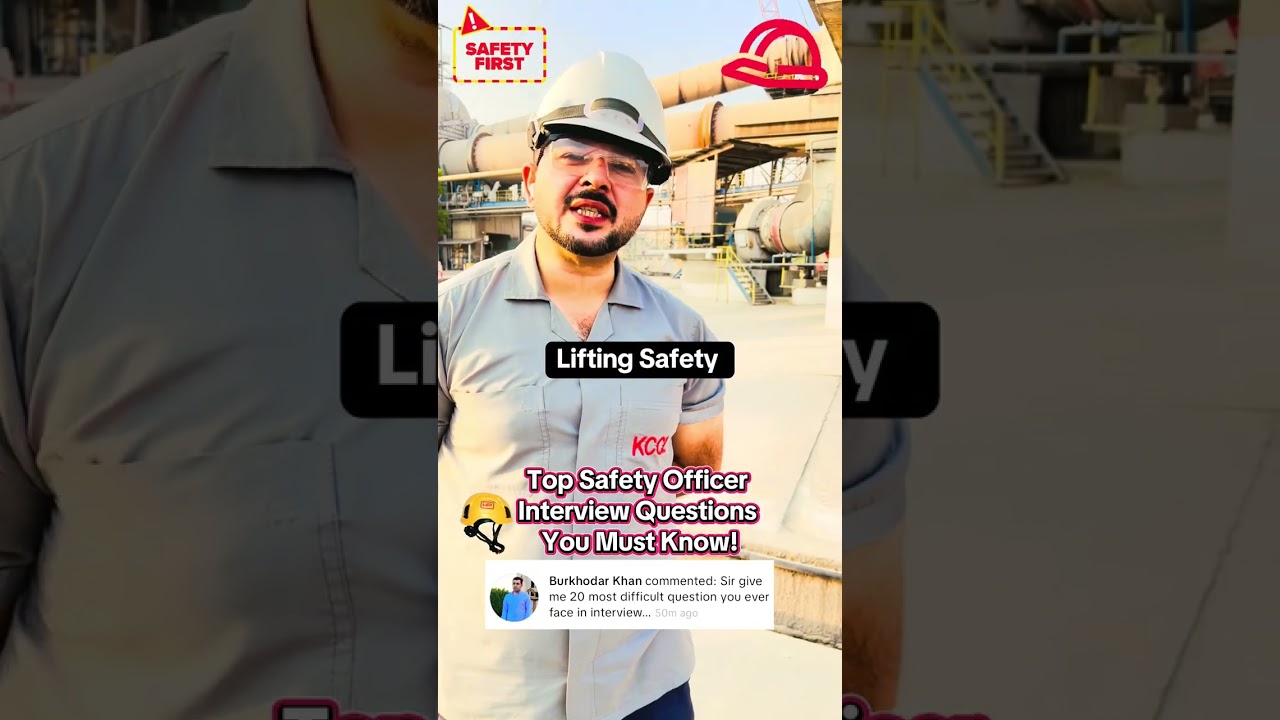Top Safety Interview questions. 