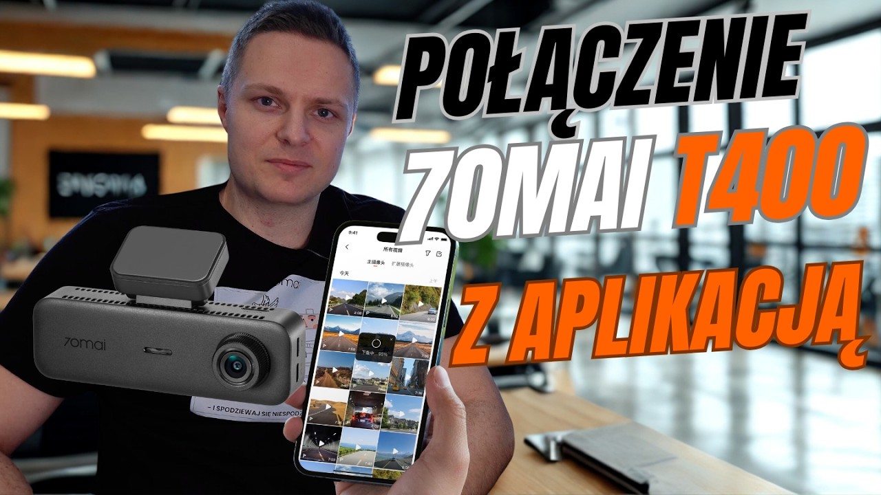 Jak połączyć kamerę 70mai T400 z aplikacją 70mai w telefonie?.