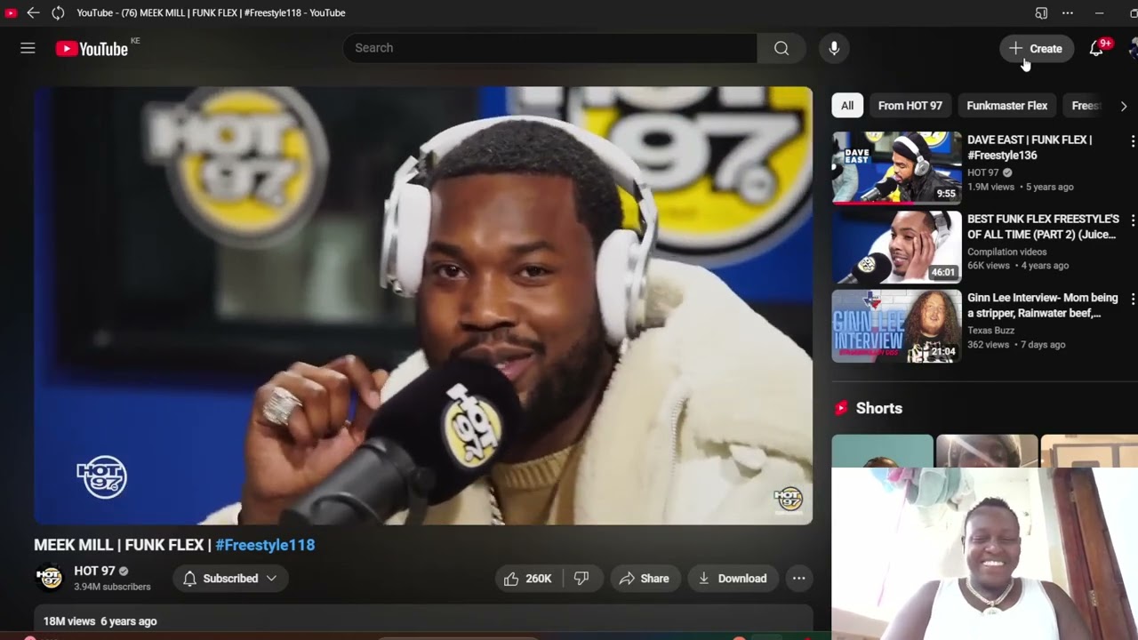 MEEK MILL FUNK FLEX FREESTYLE REACTION VIDEO!!