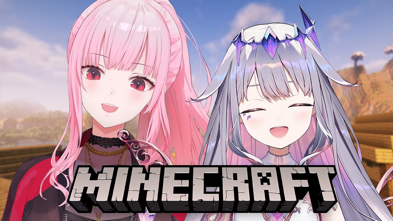【MINECRAFT COLLAB】with @MoriCalliope Building with Senpai!
