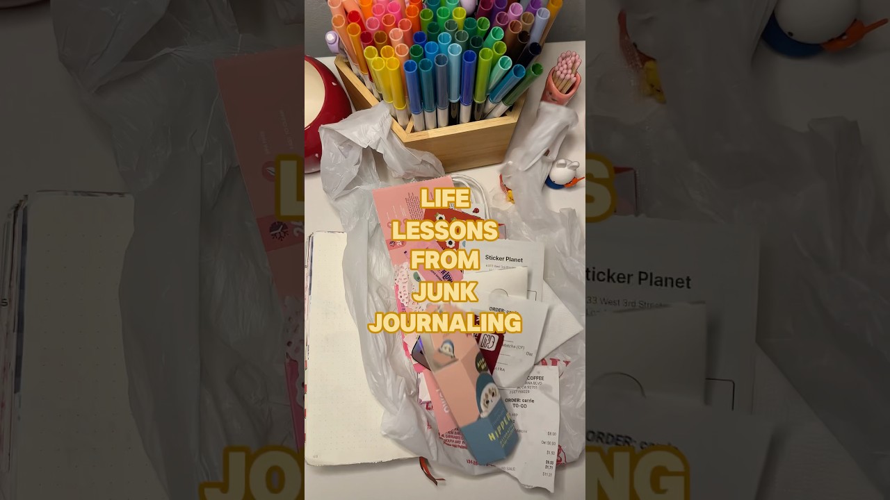 life lessons from junk journaling pt 1 #junkjournal #junkjournaling #journal #journaling #lifelesson