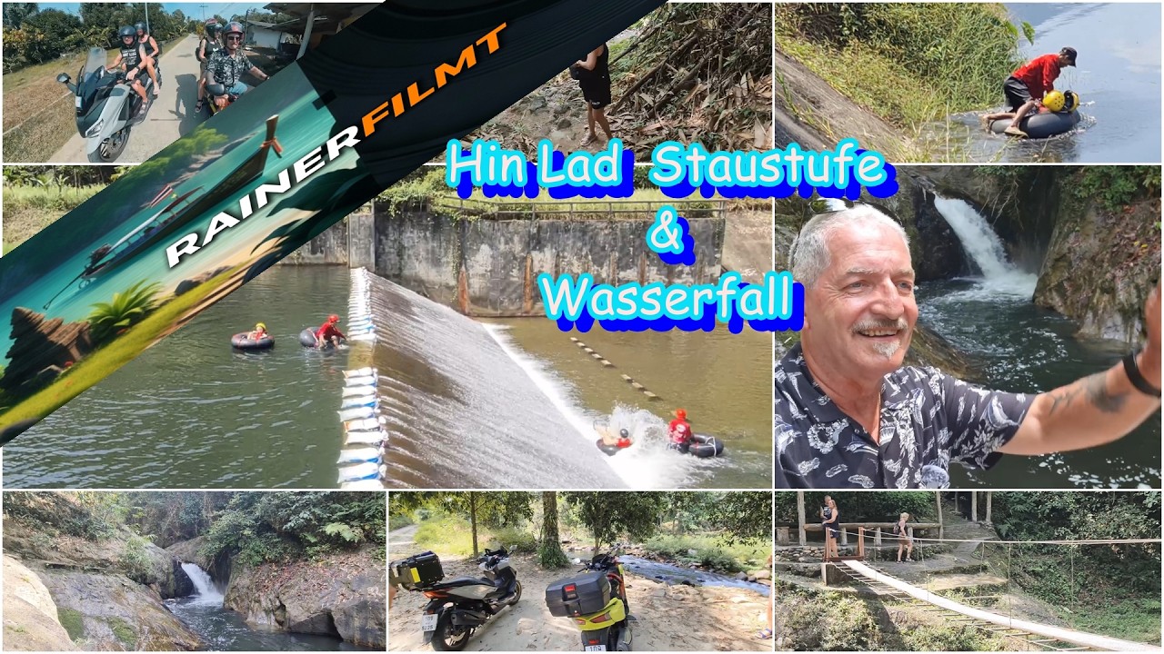 02.2026 Tour Tip ! Ausflug v Khao Lak mit Motorroller zum Hin Lad Waterfall Rafting u Nature Trail