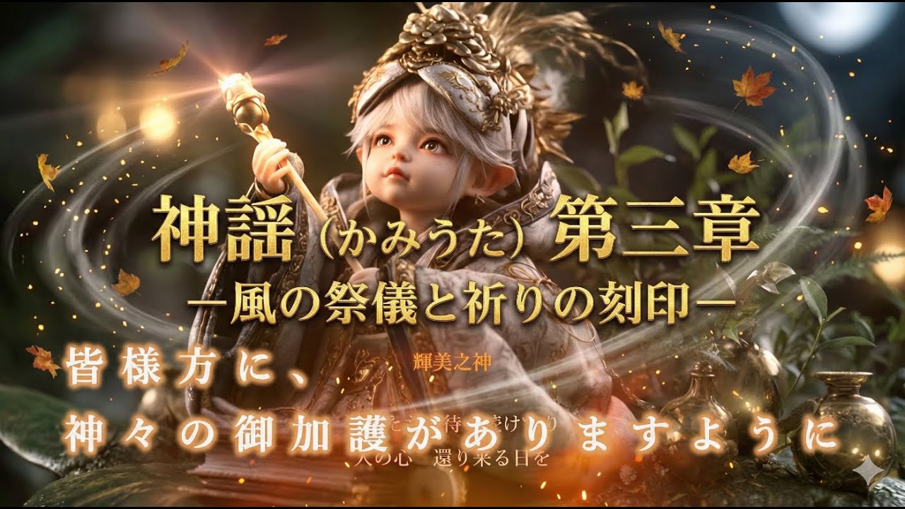 【神謡（かみうた） 第三章】風の神に祈りを捧げる儀式 〜祈りの刻印・浄化〜