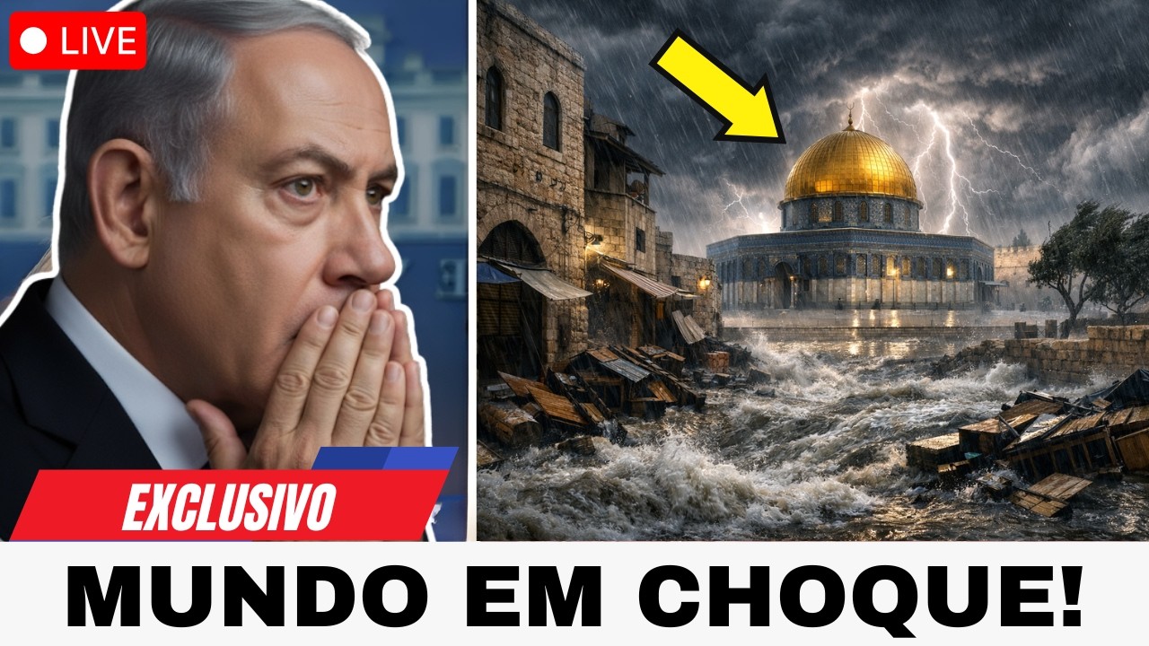 AGORA, 18h33 — A maior tragédia de Jerusalém! O mundo está rezando pelas pessoas!