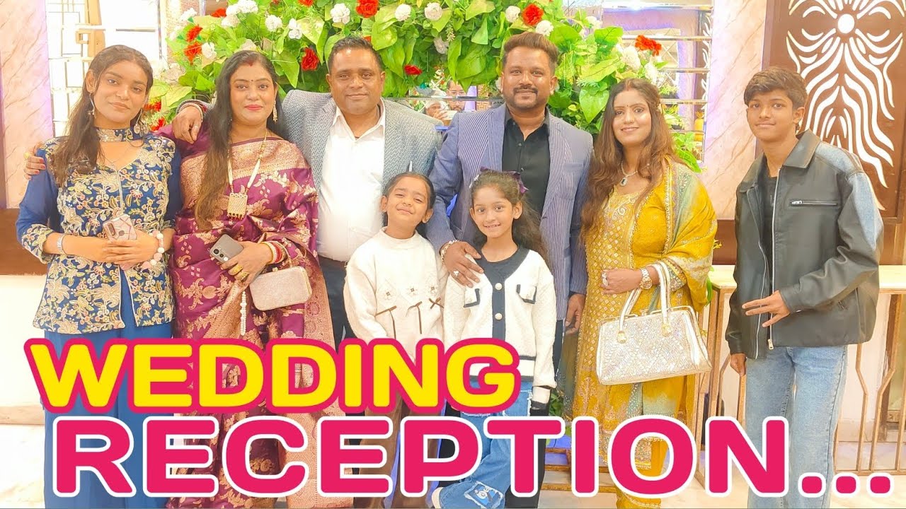 WEDDING RECEPTION ME KI MASTI..🥰#wedding #viral #trending #vlog..