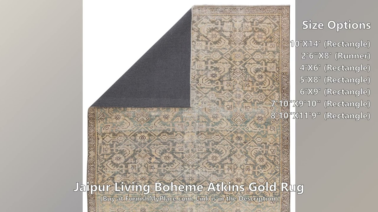 Jaipur Living Boheme Atkins Gold Rug