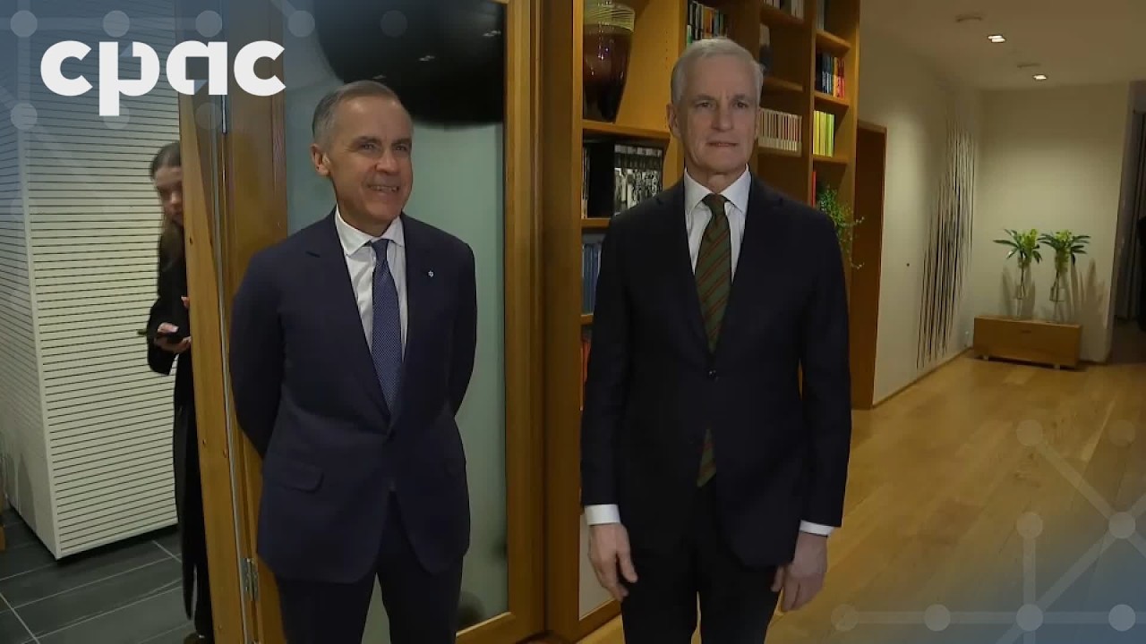 PM Mark Carney meets with Norwegian PM Jonas Gahr Støre in Oslo – March 14, 2026