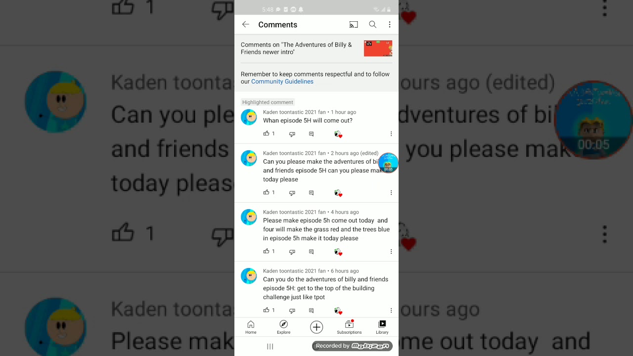 a message to Anthony toontastic fan 2021 again