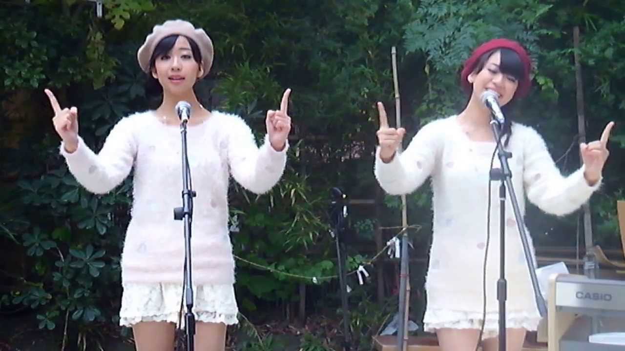 美人女子大生双子の歌姫・華麗（はな・れい）とピアノ（川崎りょう）