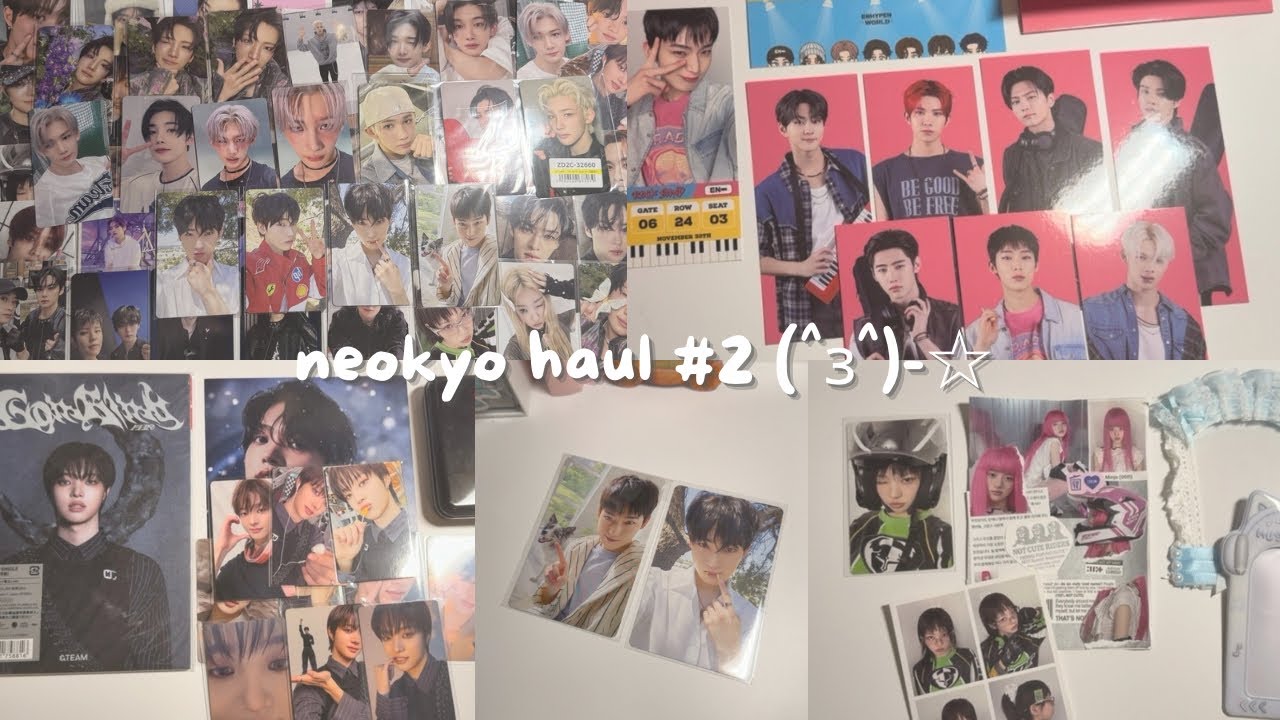 neokyo haul #2 (lots of kpop photocards, albums + more!!)