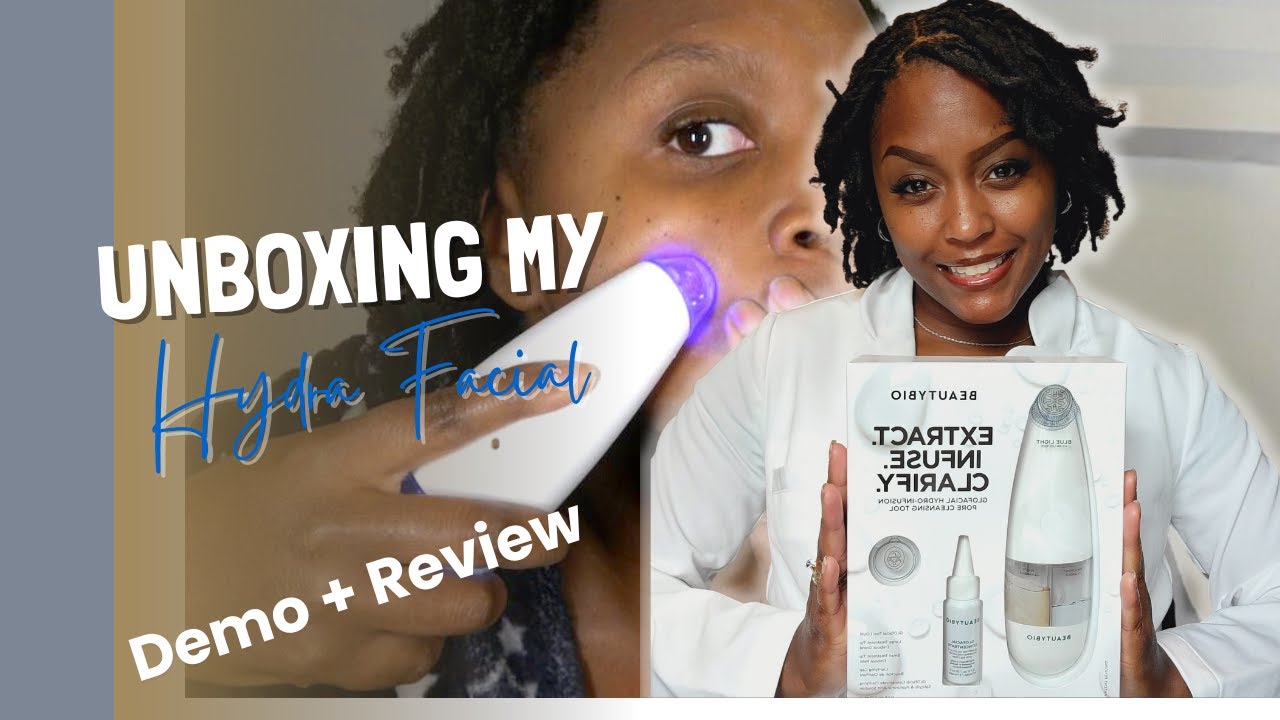 Using At Home Hydra Facial  | Unbox + Demo + Review