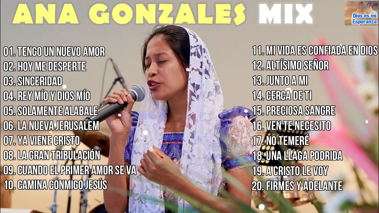 MIX ANA GONZALES 🎶🎵 #ALABANZAS A DIOS #MUSICA CRISTIANA