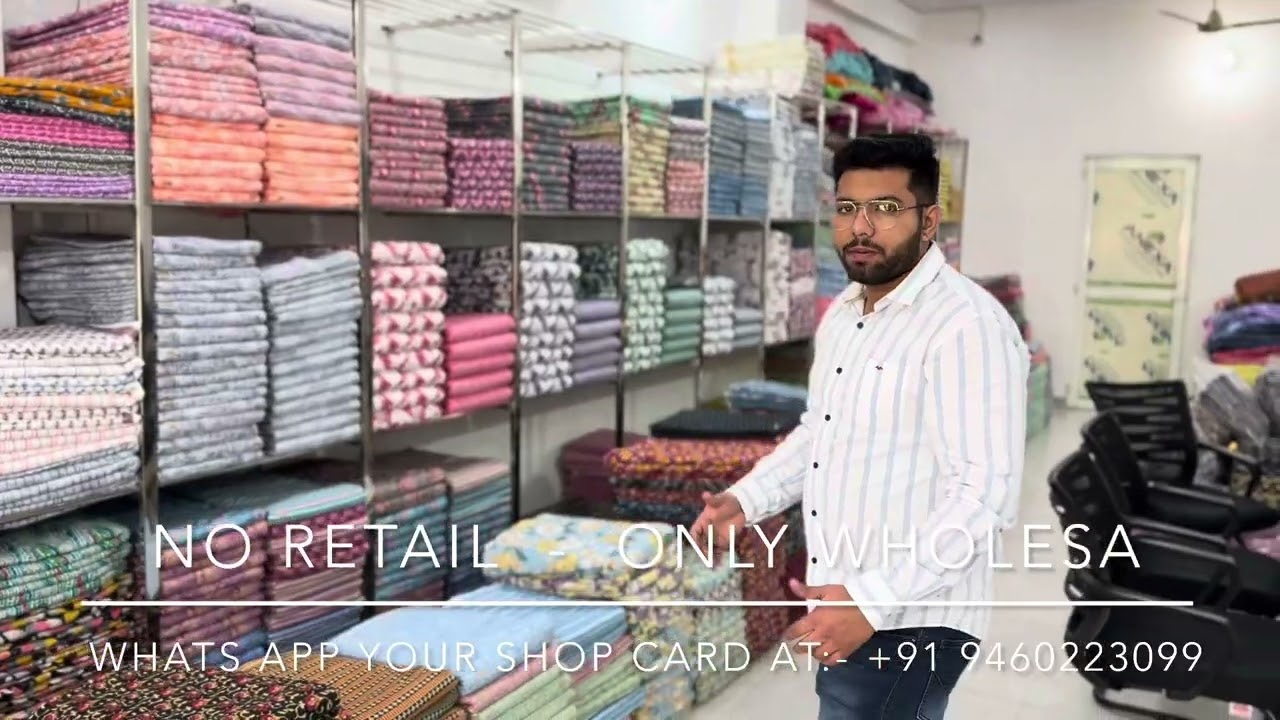 Jaipur Fabric | Cotton Fabric | Bagru Fabric | Jaipur | Sanganer Cloth Market Jaipur Rajasthan|kurti