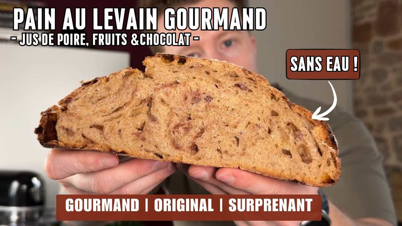Ce Pain au LEVAIN Gourmand sans EAU va vous SURPRENDRE : FACILE à faire et 100% Plaisir ! 