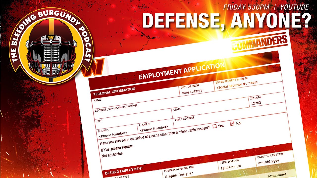 The Bleeding Burgundy Podcast: Defense, anyone?