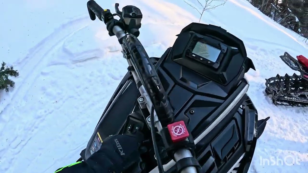 On a rescue  mission to recover snowmobile ￼
