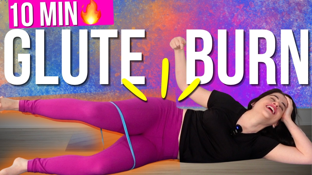 10 Minute Glute Medius Workout | Resistance Band Side Glute / Side Booty Activation