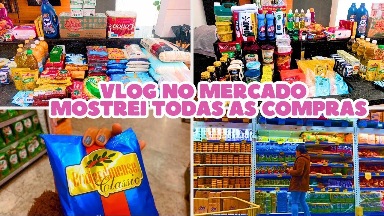🛒 Quanto Gastei nas Compras do M&ecirc;s? | Vlog no Mercado 💰
