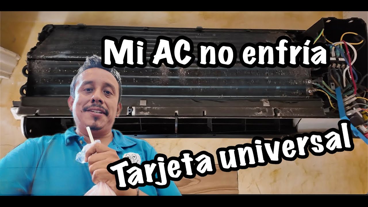 Mi aire no enfría así revisamos un mini split