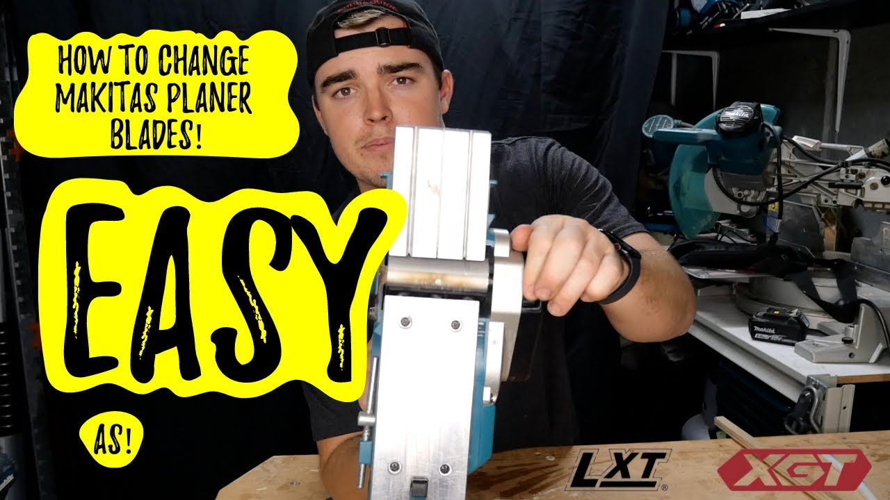 HOW TO CHANGE MAKITA'S PLANER BLADES EASY AS!