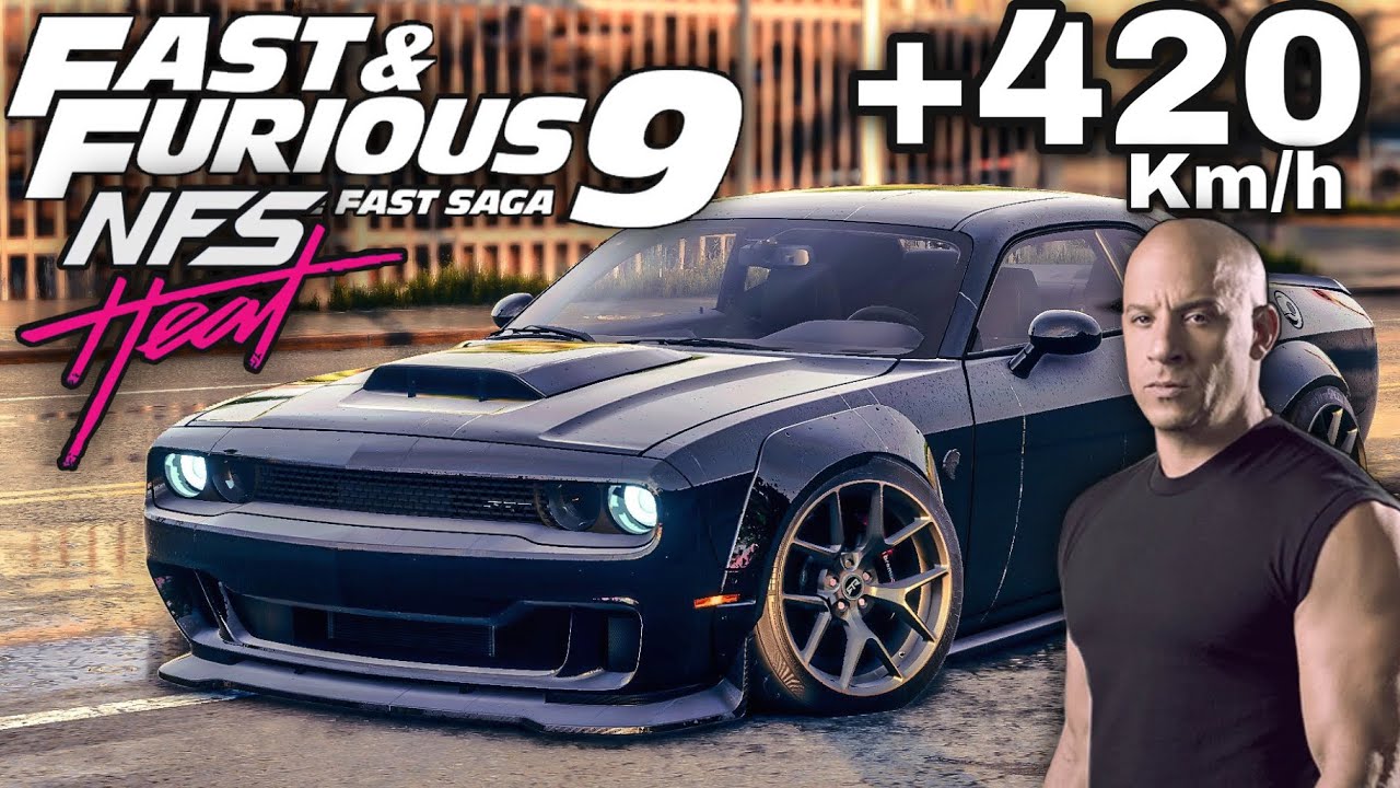 NFS: Heat | Dodge Challenger SRT do Toretto +420 Km/h - Velozes & Furiosos 9!