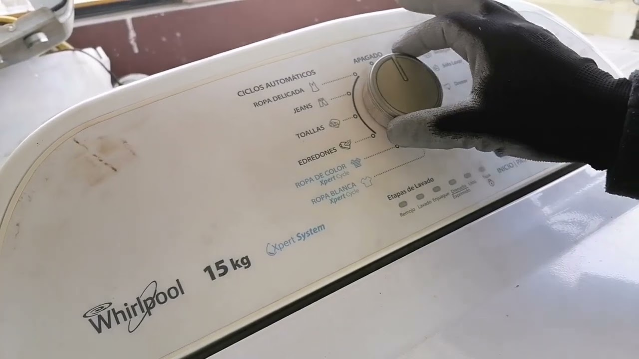 LAVADORA WHIRPOOL XPERT SYSTEM - NO CENTRIFUGA - NO LAVA - DIAGNOSTICO Y REVISION!