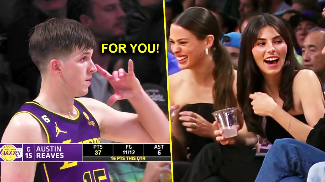 when players try to impress the courtside baddies..
